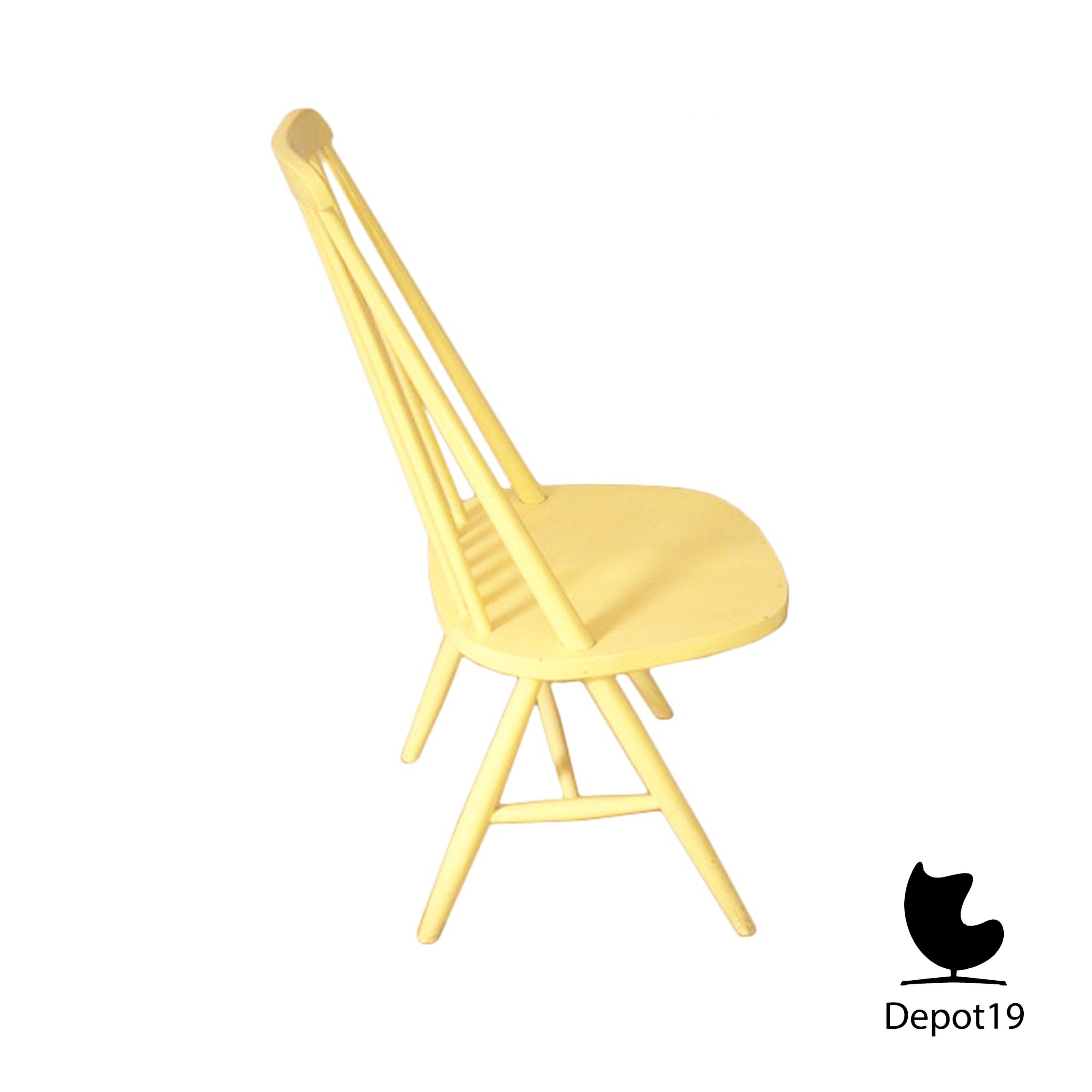 Yngve Ekström Pastoe Mademoiselle stoel 1960s - Afbeelding 4