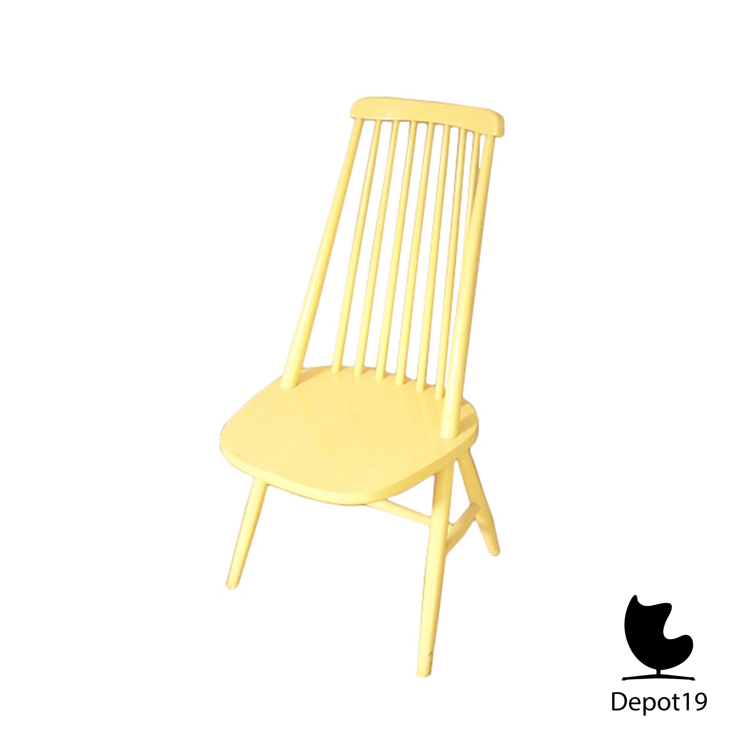 Yngve Ekström Pastoe Mademoiselle stoel 1960s