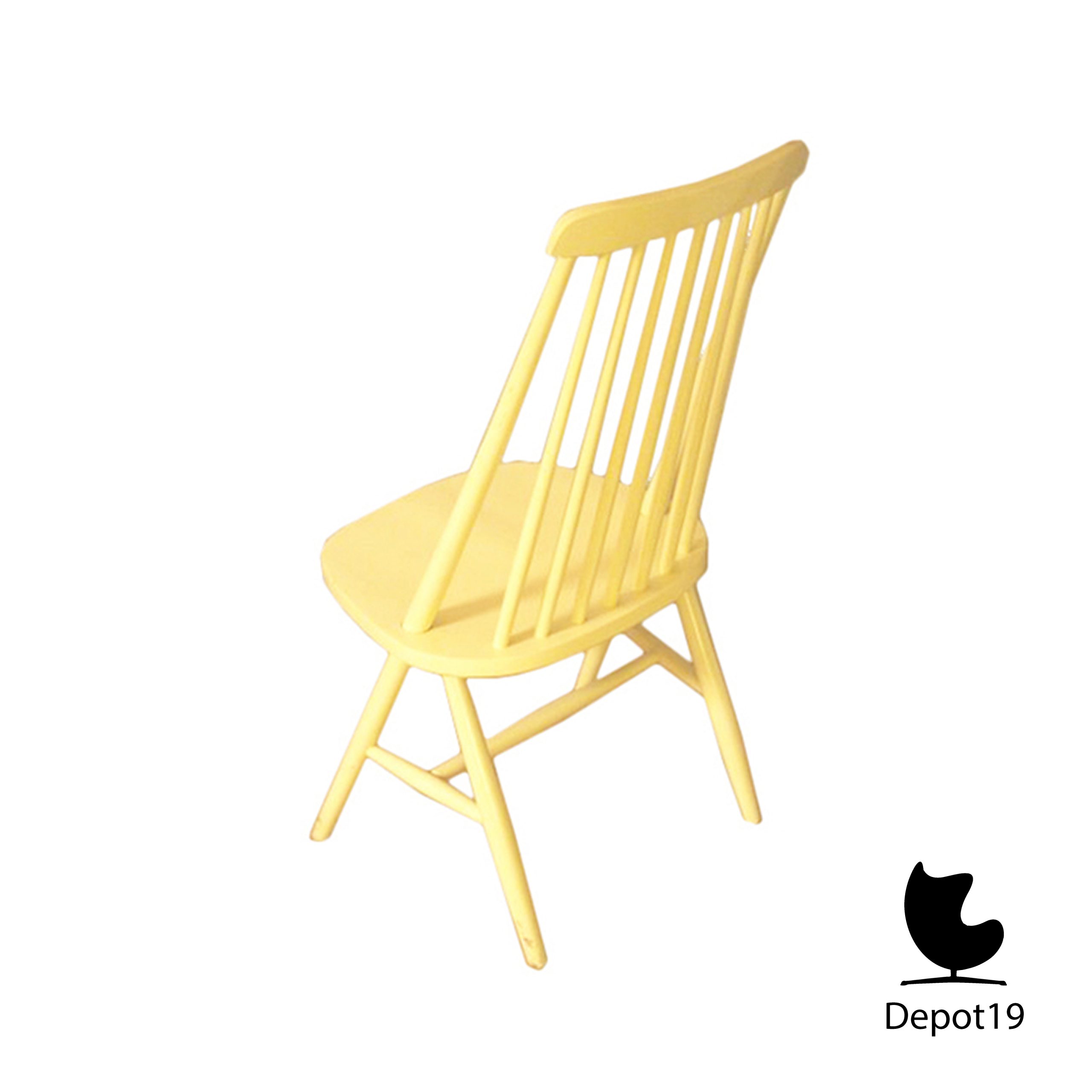 Yngve Ekström Pastoe Mademoiselle stoel 1960s - Afbeelding 3