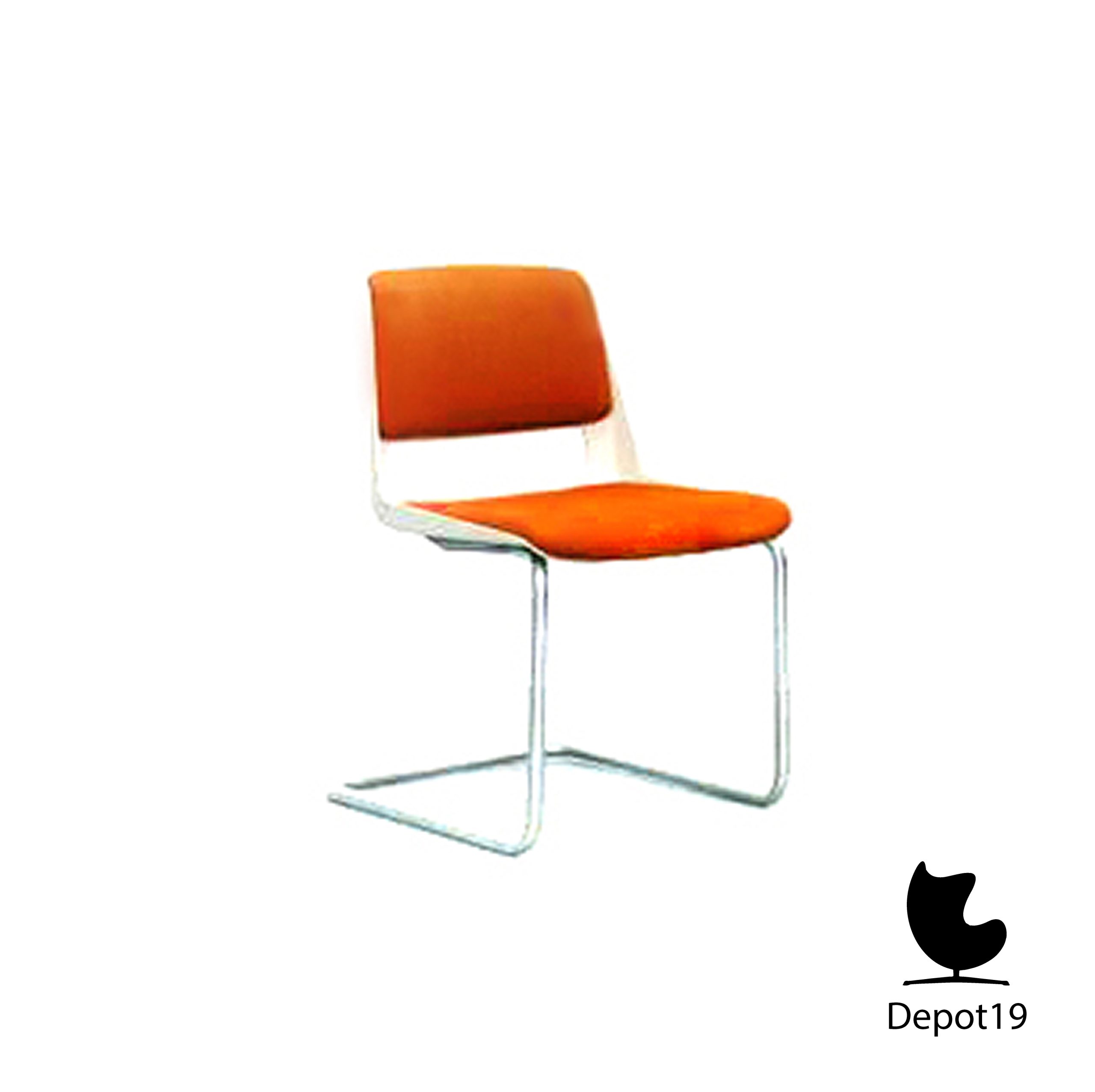 Gispen Andre Cordemeijer 2200 stoel sledemodel - Afbeelding 4