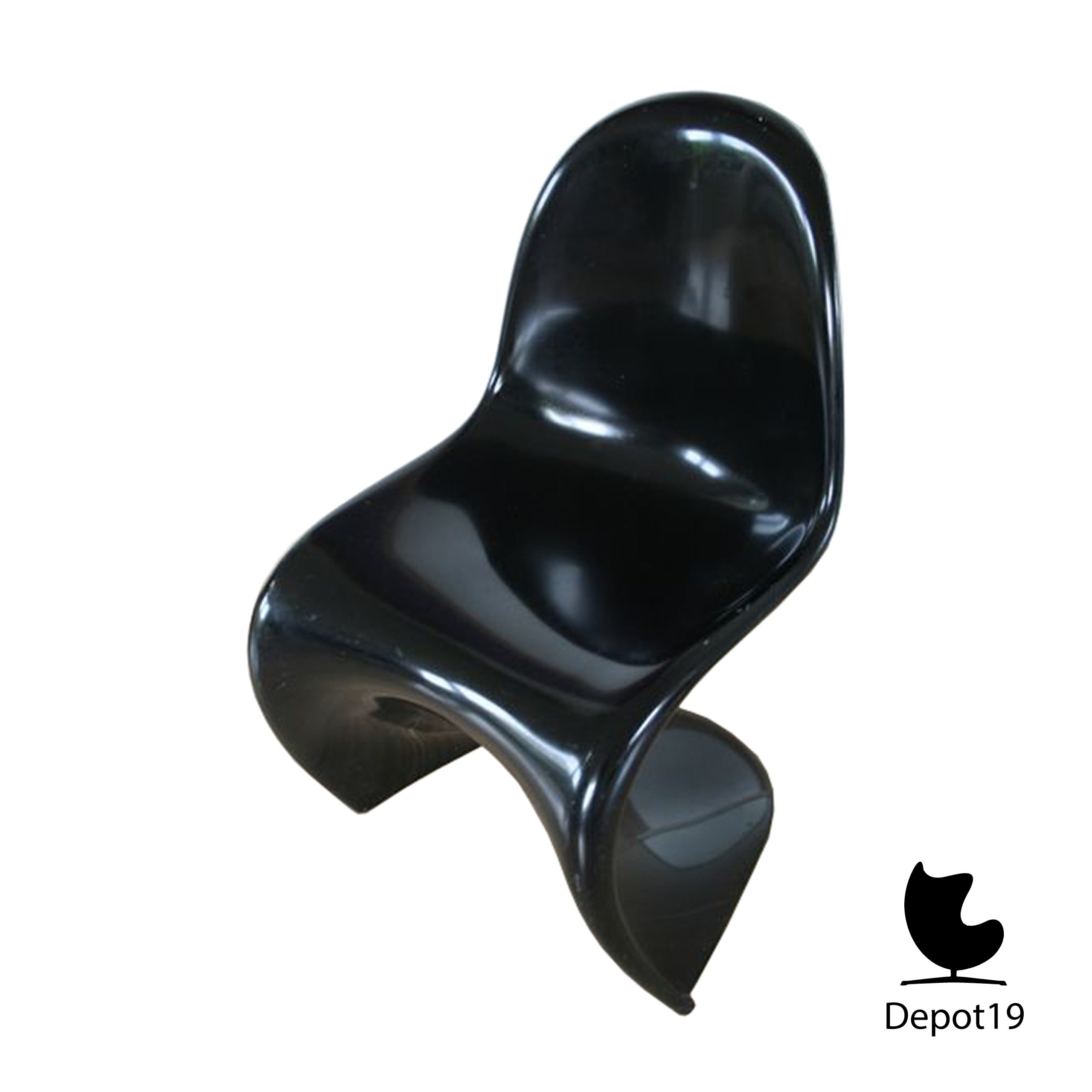 Verner Panton S-stoel first edition polyester - Afbeelding 3