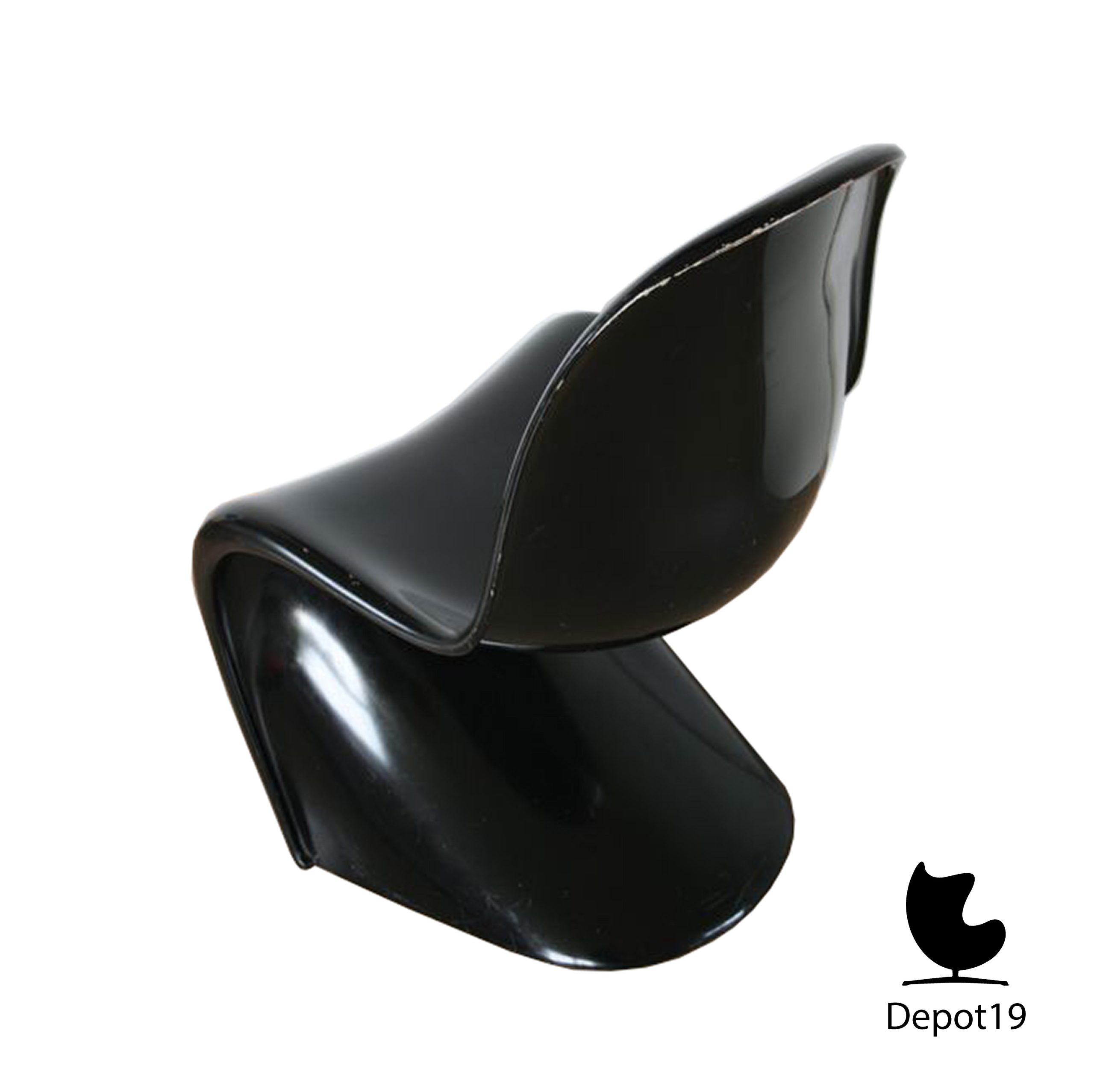 Verner Panton S-stoel first edition polyester - Afbeelding 2