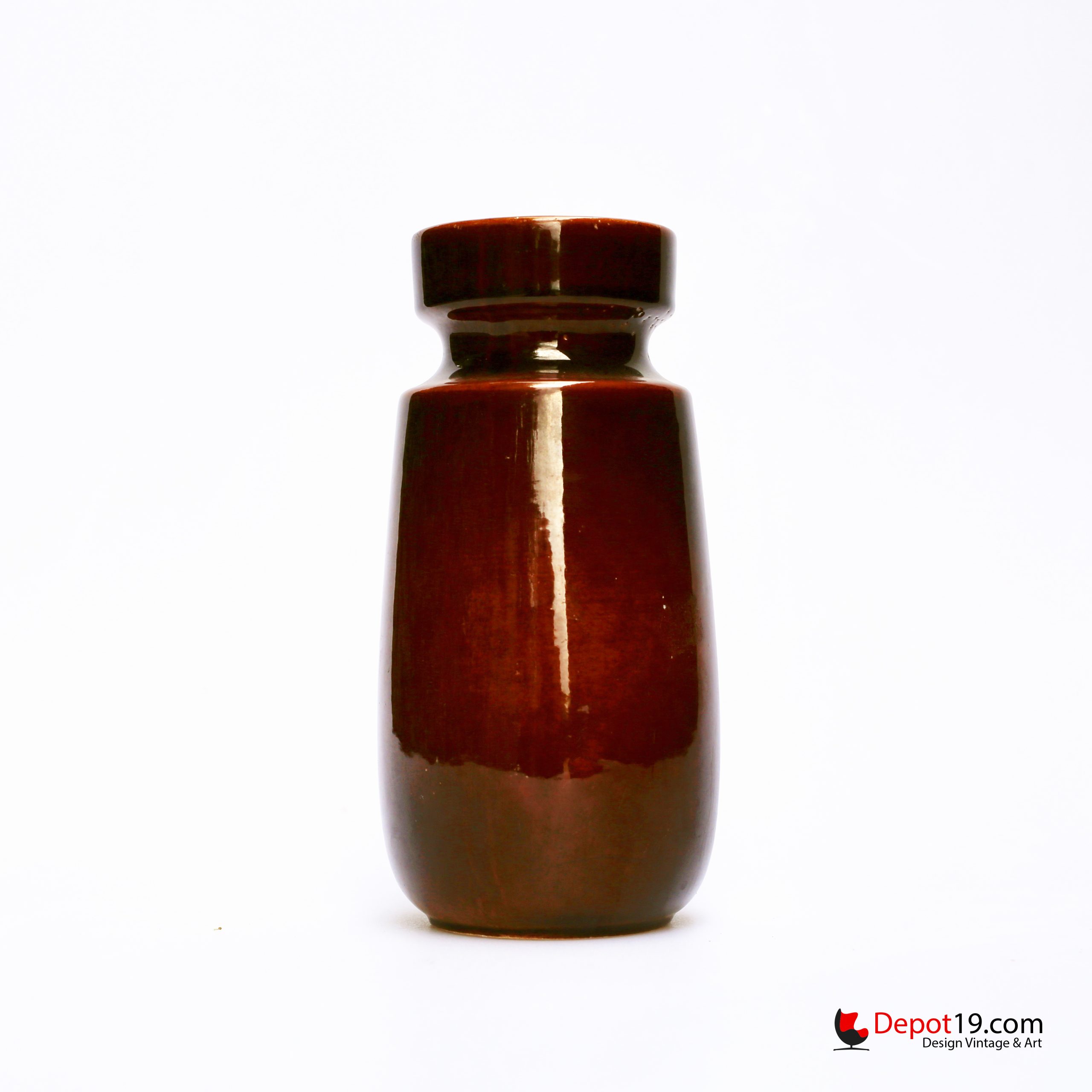 Scheurich vaas 242-22 keramiek West Duitsland Vintage - Afbeelding 3