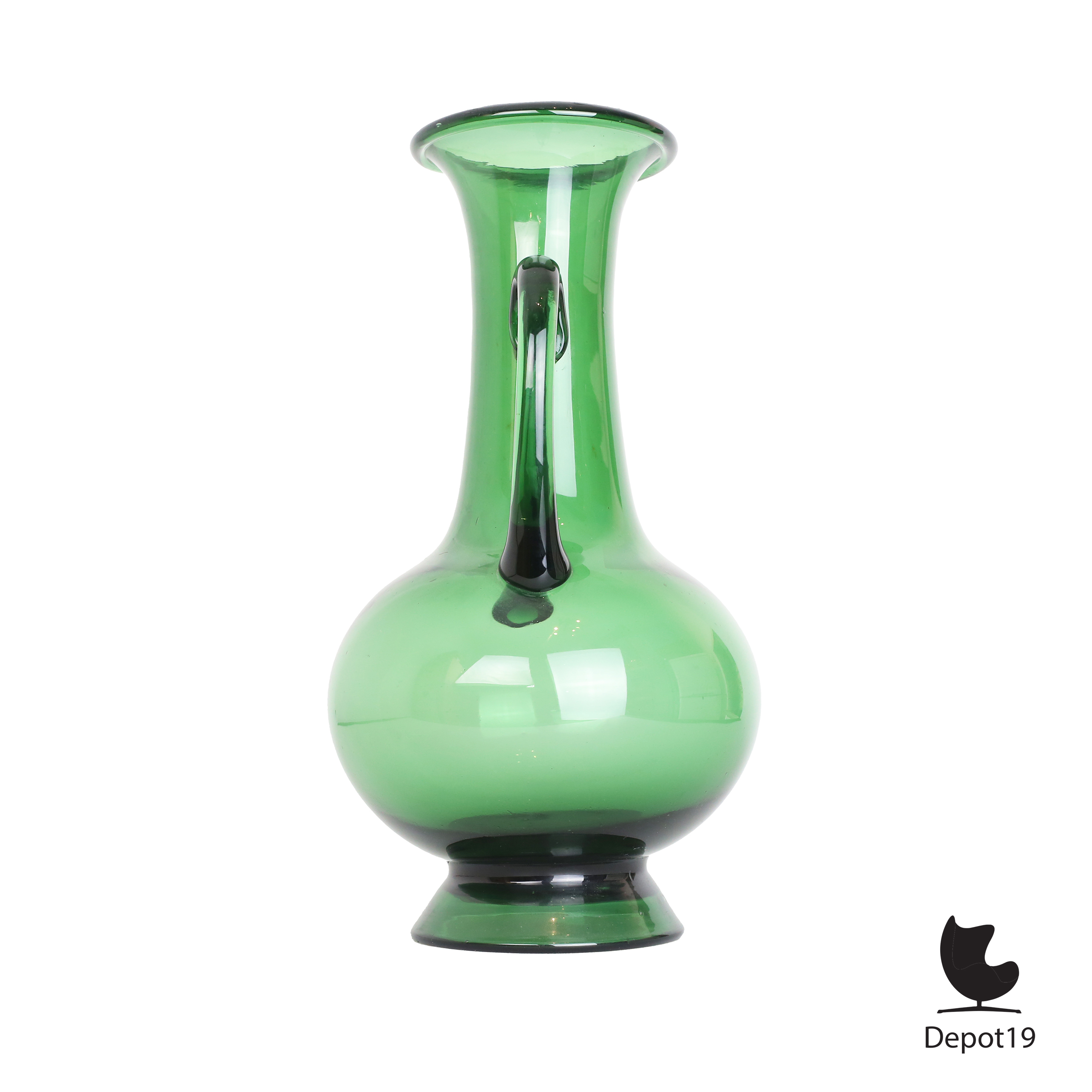 Grote Empoli Italië Vaas Etruskisch model groen 1950s 3