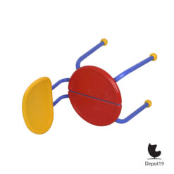 Alternative view of Puzzle kinderstoel IKEA Memphis stijl Knut Marianne Hagberg 1980's