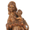 Val Gardena sculptuur Maria en Kind handgesneden 40 cm detail