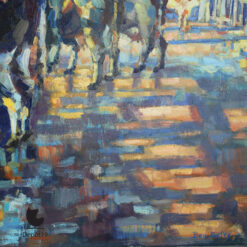 Ben Dales Veemarkt te Zwolle olieverf 1980s signature