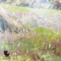 Andries Verleur korenschoven olieverfschilderij