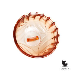 Alternative view of Ronde kaasstolp Walther Sohne Art Deco 1937 Glas