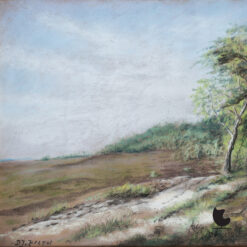 van Balen pasteltekening Rozendaalse Heide 3