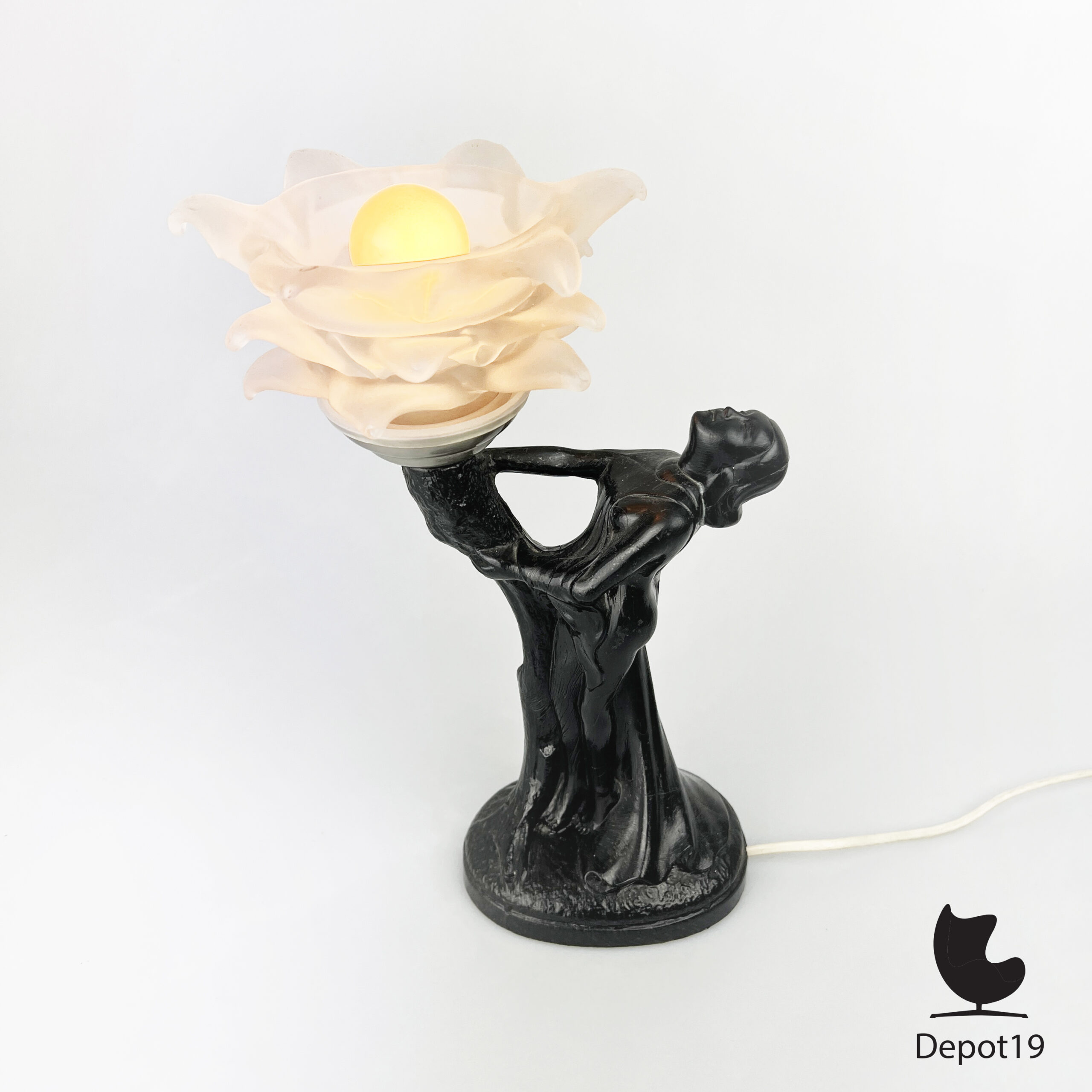 Ballerina lamp jaren 70 Max Le Verrier Style