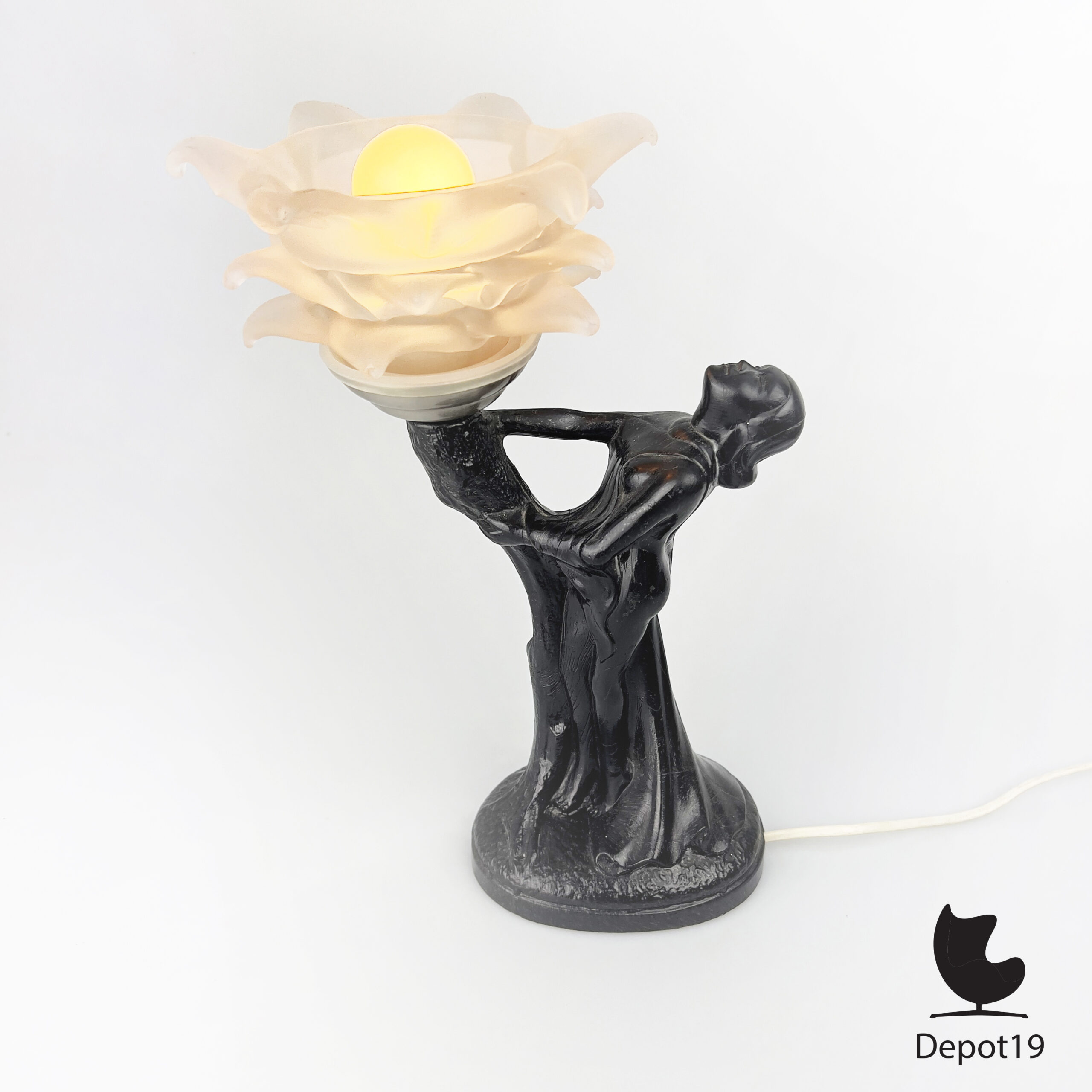 Ballerina lamp jaren 70 Max Le Verrier Style