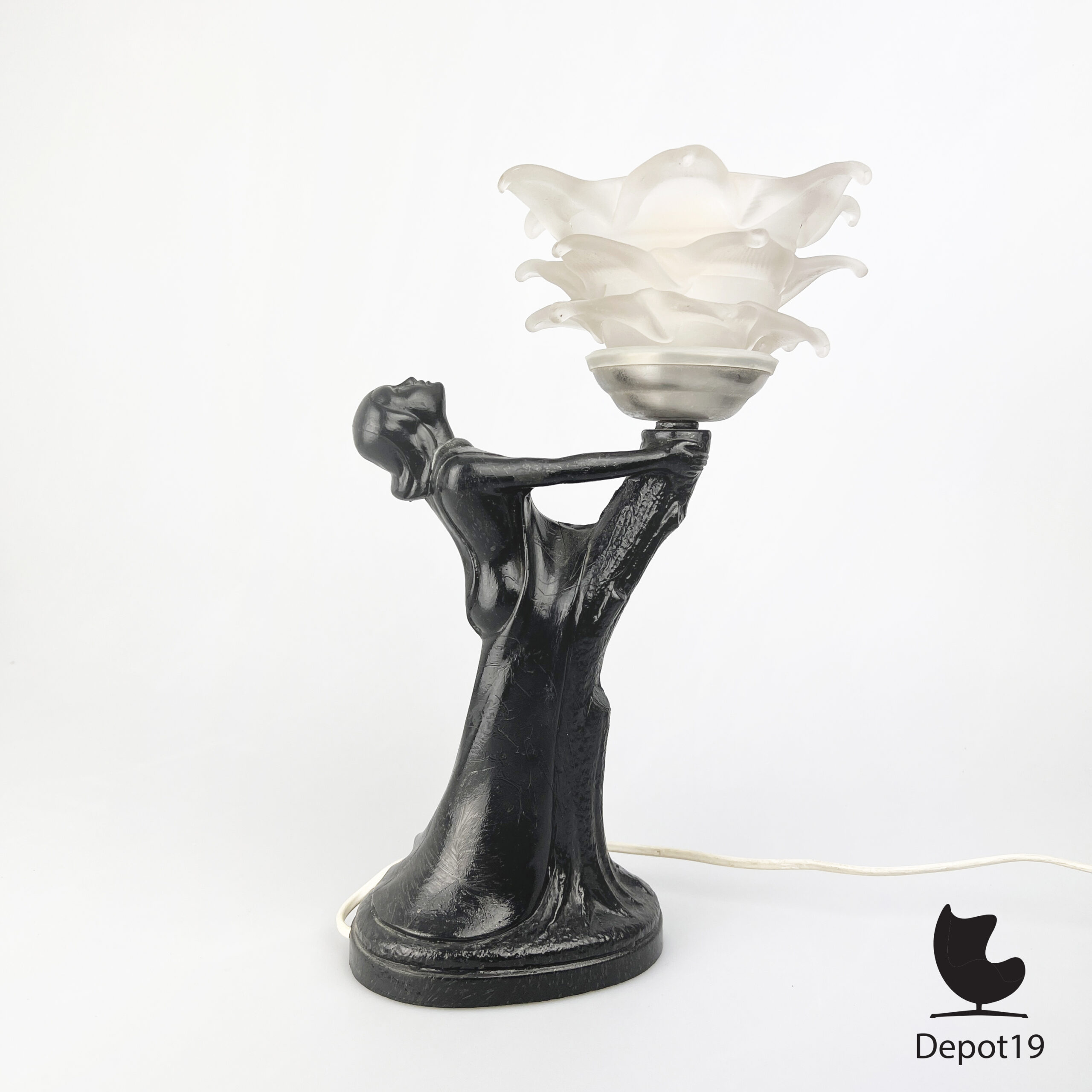 Ballerina lamp jaren 70 Max Le Verrier Style