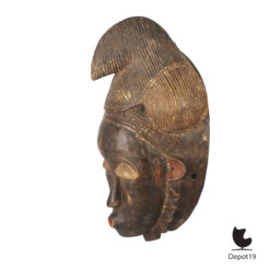 Afrikaans Baule Masker Houten Masker Ivoorkust ca 1950 zij