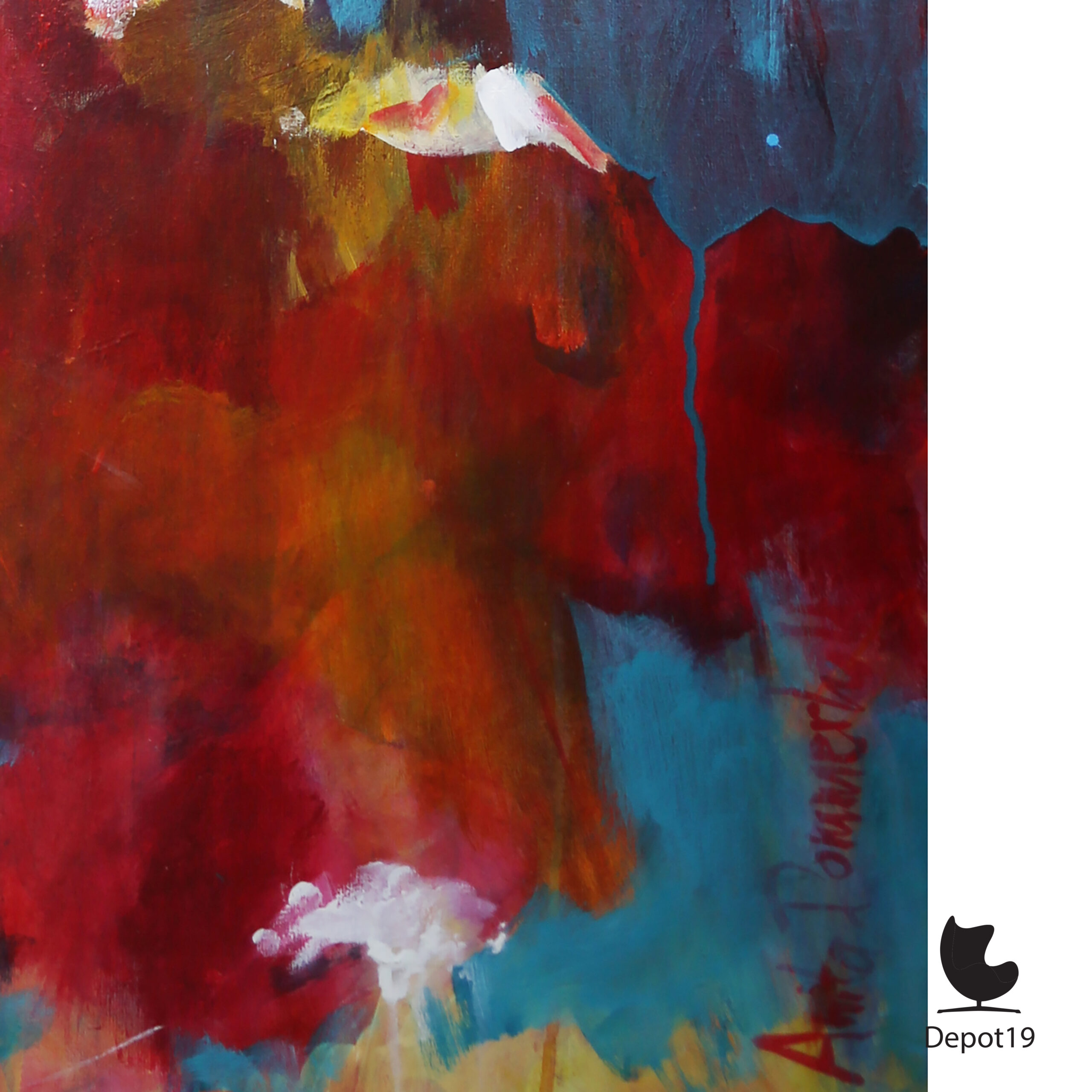 Anita Dommerholt Spaanse ruiter en dame te paard groot doek 120×80 6