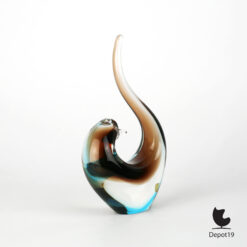 FM Ronneby glazen vogel Zweden handgeblazen studioglas ca1960 3