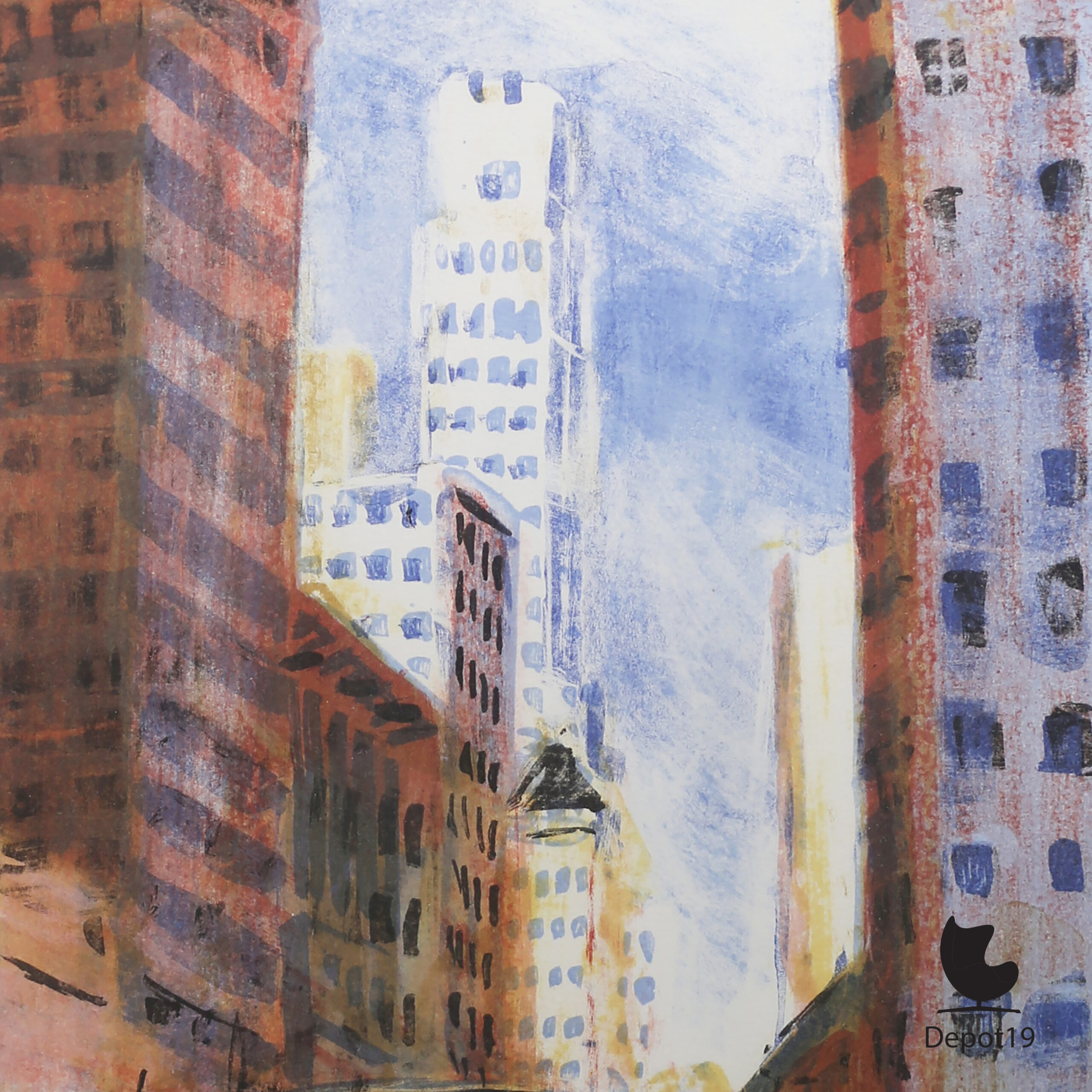 Jeroen Hermkens Wall Street Gesigneerde litho 1999 4