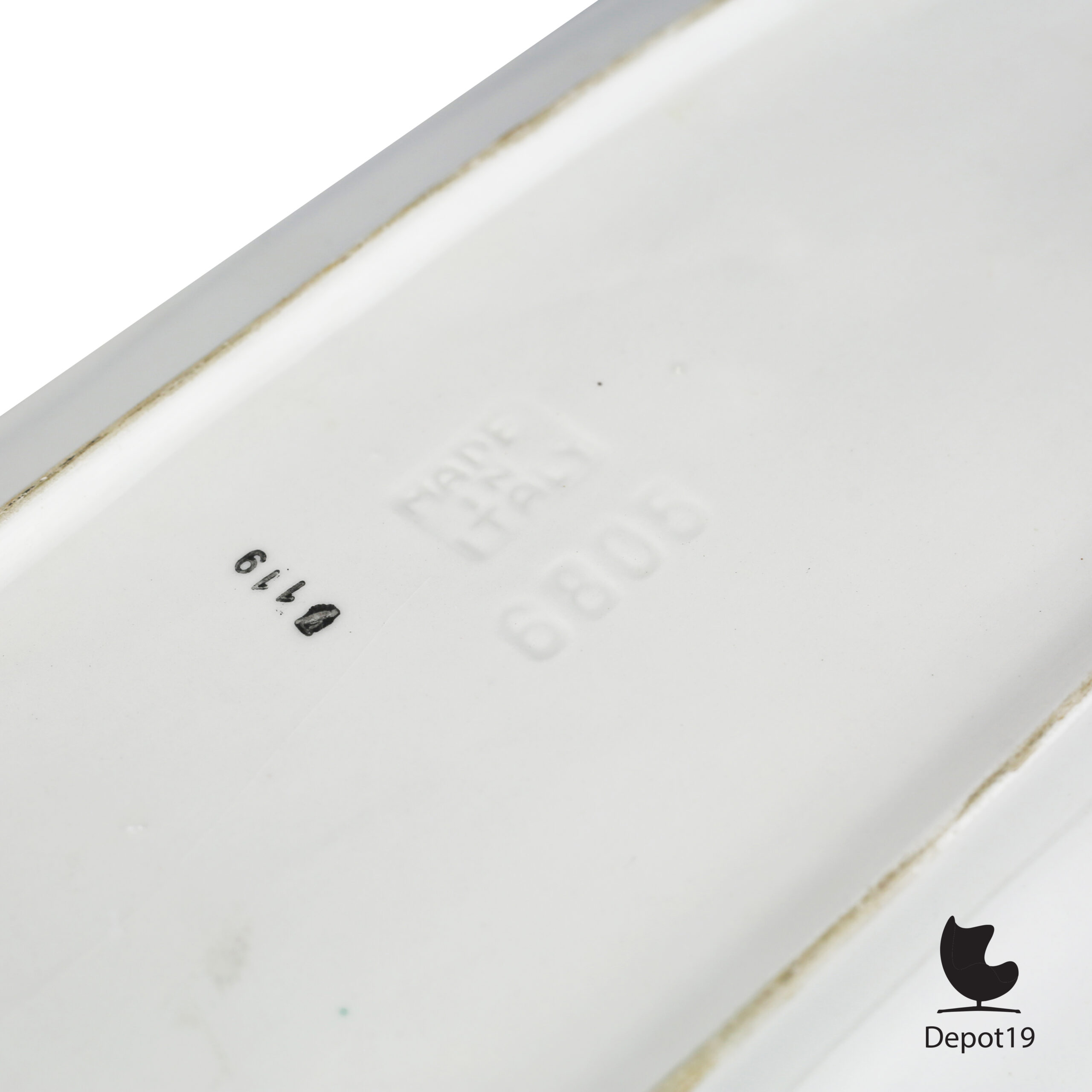 Maïsmotief keramieken schaal Ancora Italië 1960s 6