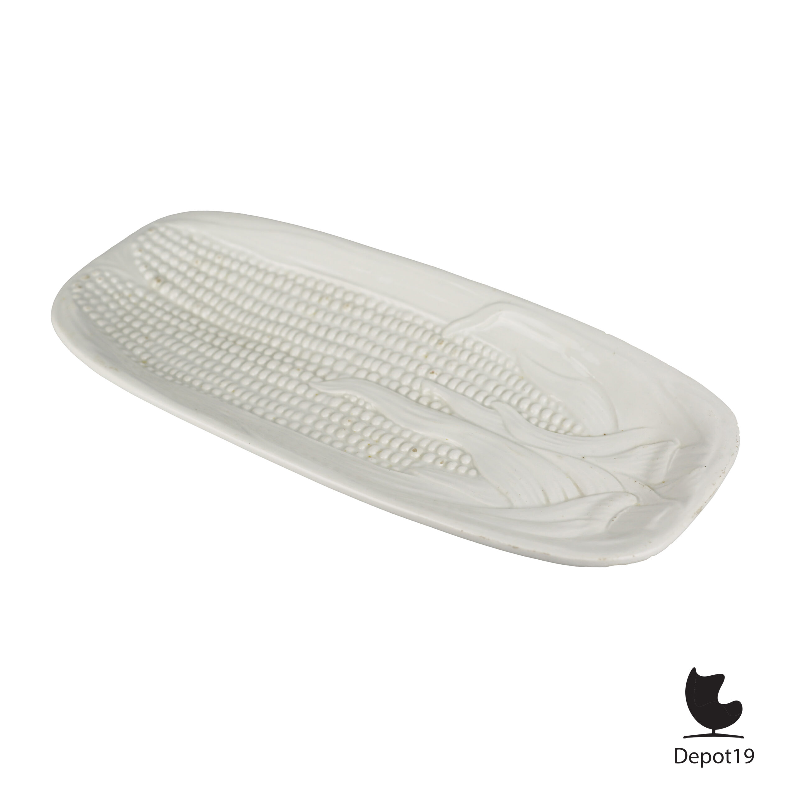 Maïsmotief keramieken schaal Ancora Italië 1960s 3