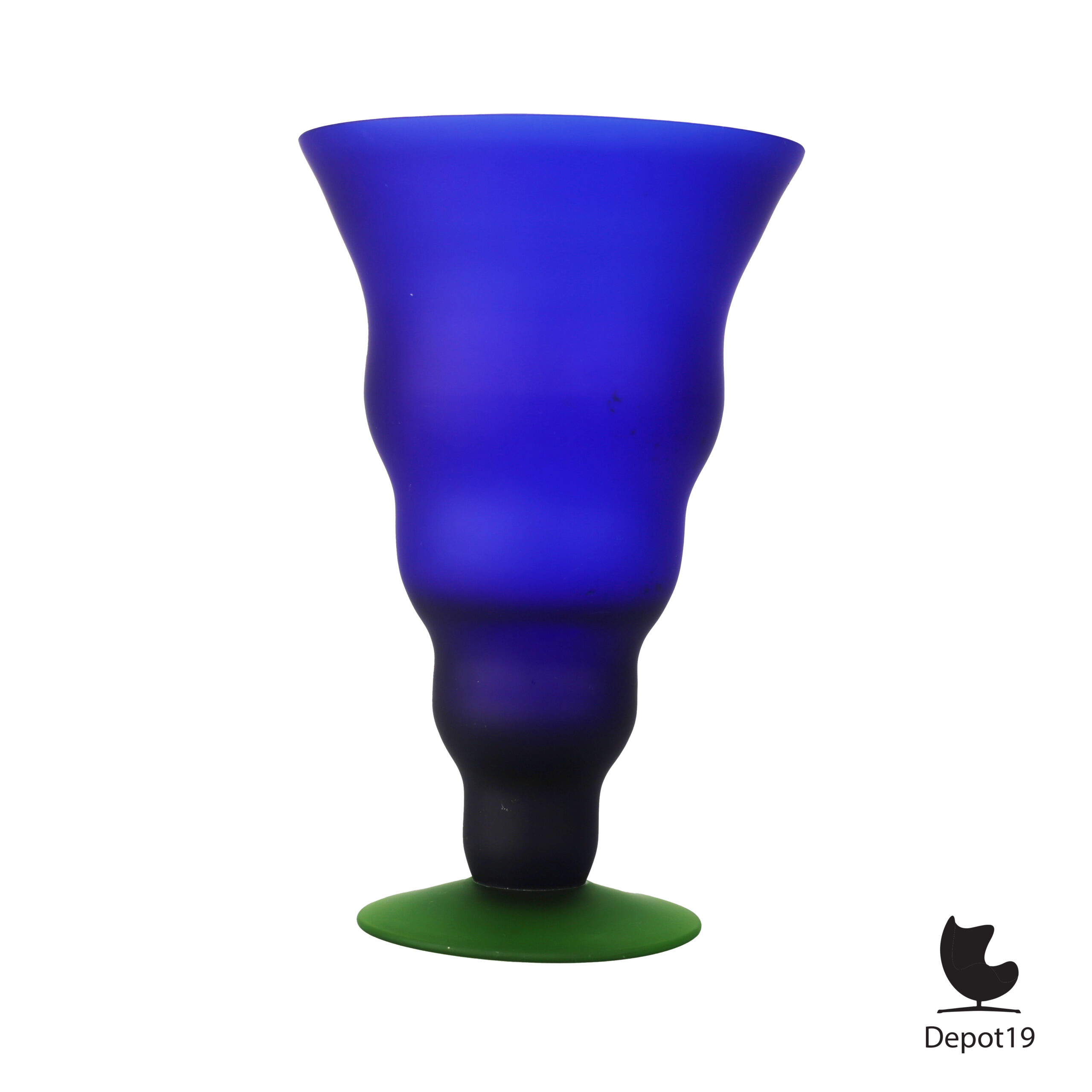 Michielotto Murano Venetiaanse designvaas glas ca 1980 - Afbeelding 6