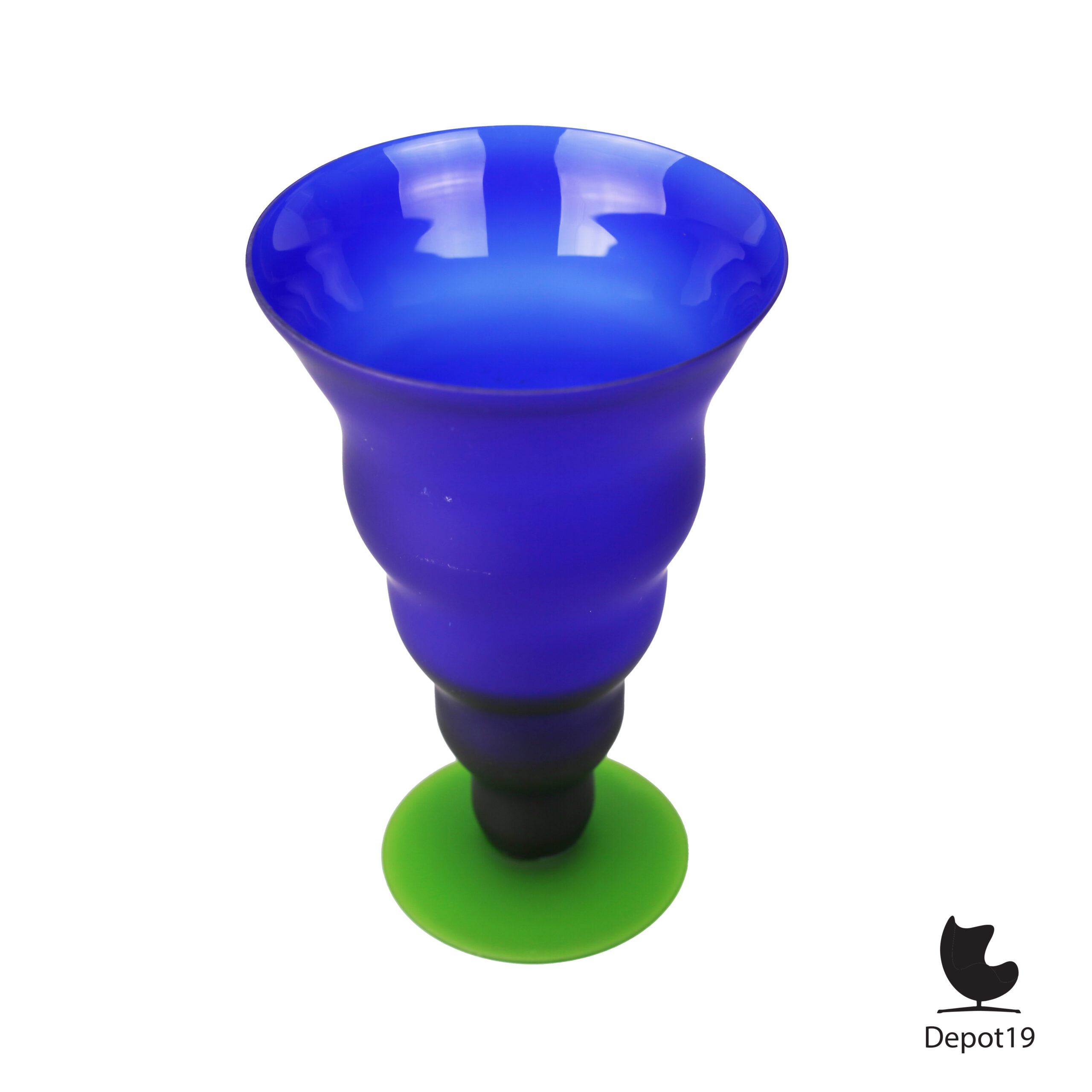 Michielotto Murano Venetiaanse designvaas glas ca 1980