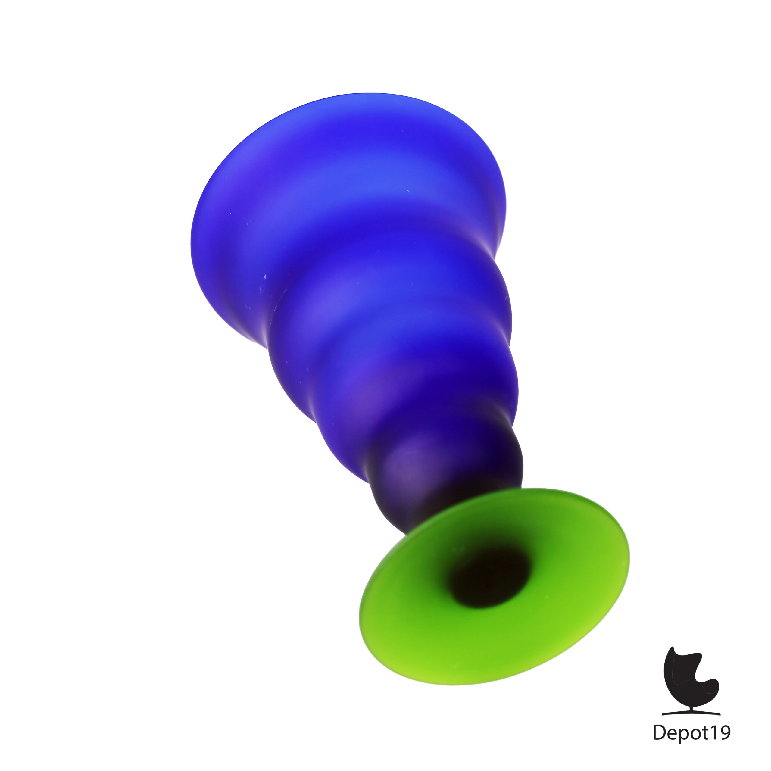 Michielotto Murano Venetiaanse designvaas glas ca 1980 onderkant