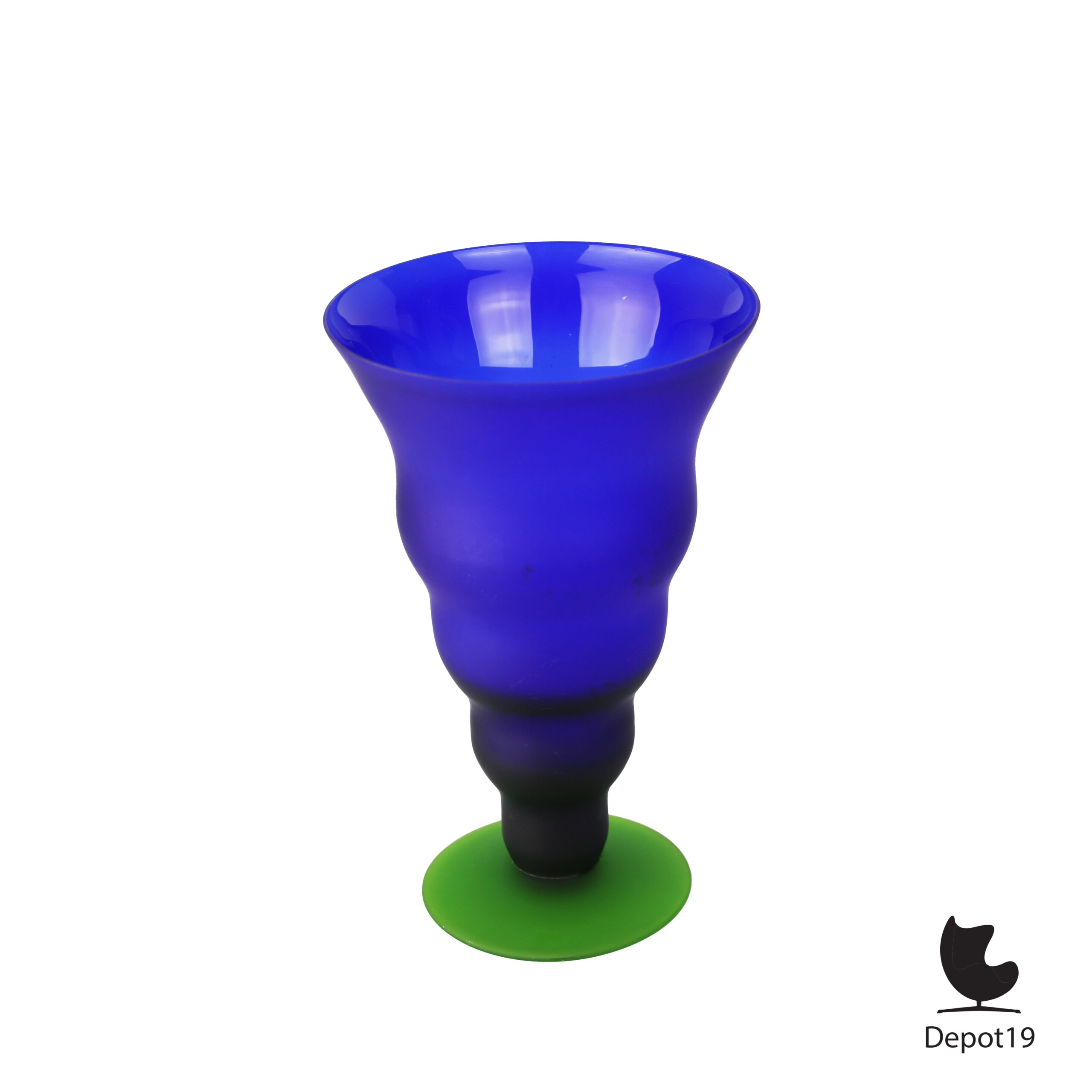 Michielotto Murano Venetiaanse designvaas glas ca 1980 1