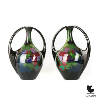 Regina Gouda 333 vazen set van twee Uni ca 1930 3