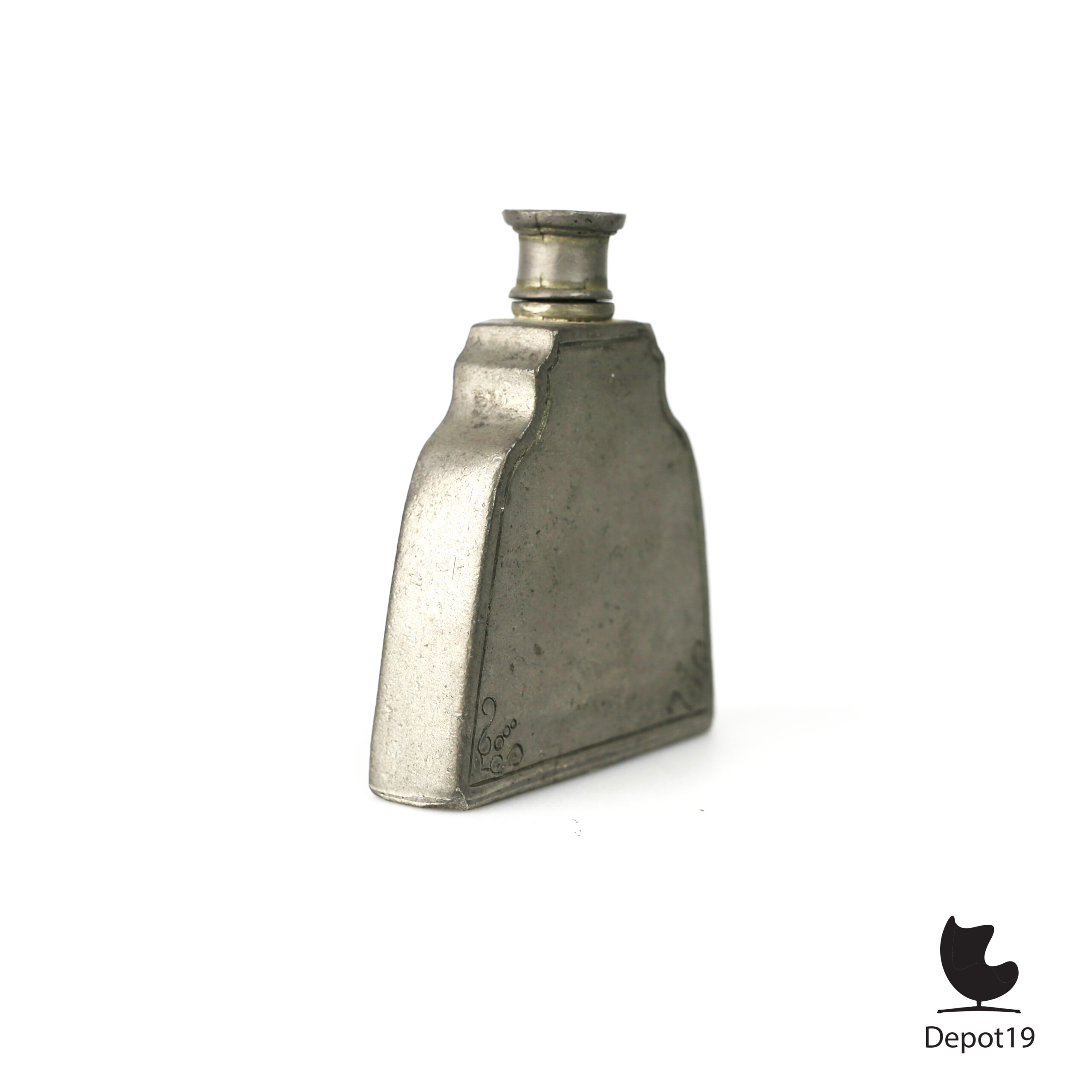 Rouppe van der Voort tinnen flesje uit 1812 - Afbeelding 3