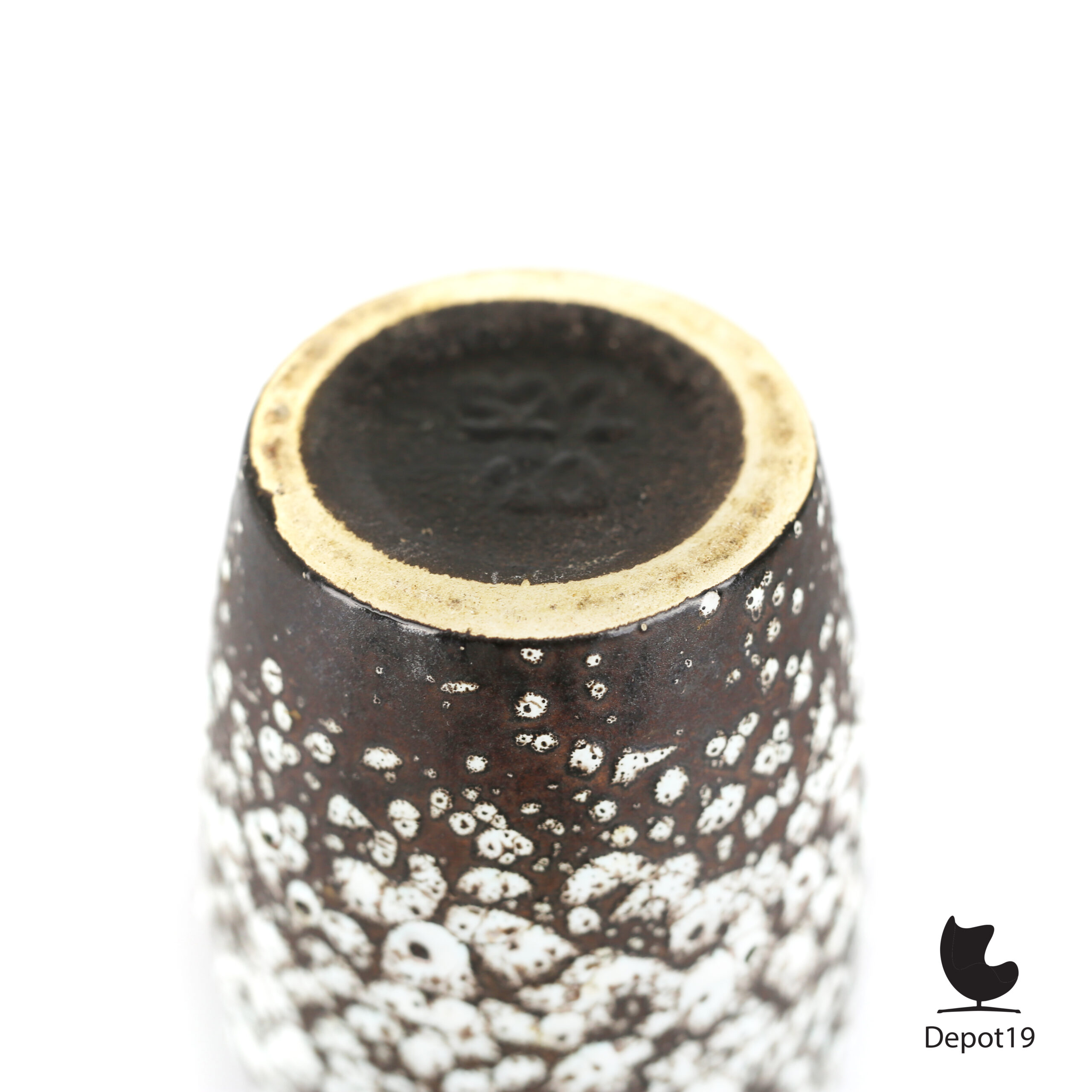 Scheurich West Germany vaas 522-20 Fat lava 1960s onderkant nummer