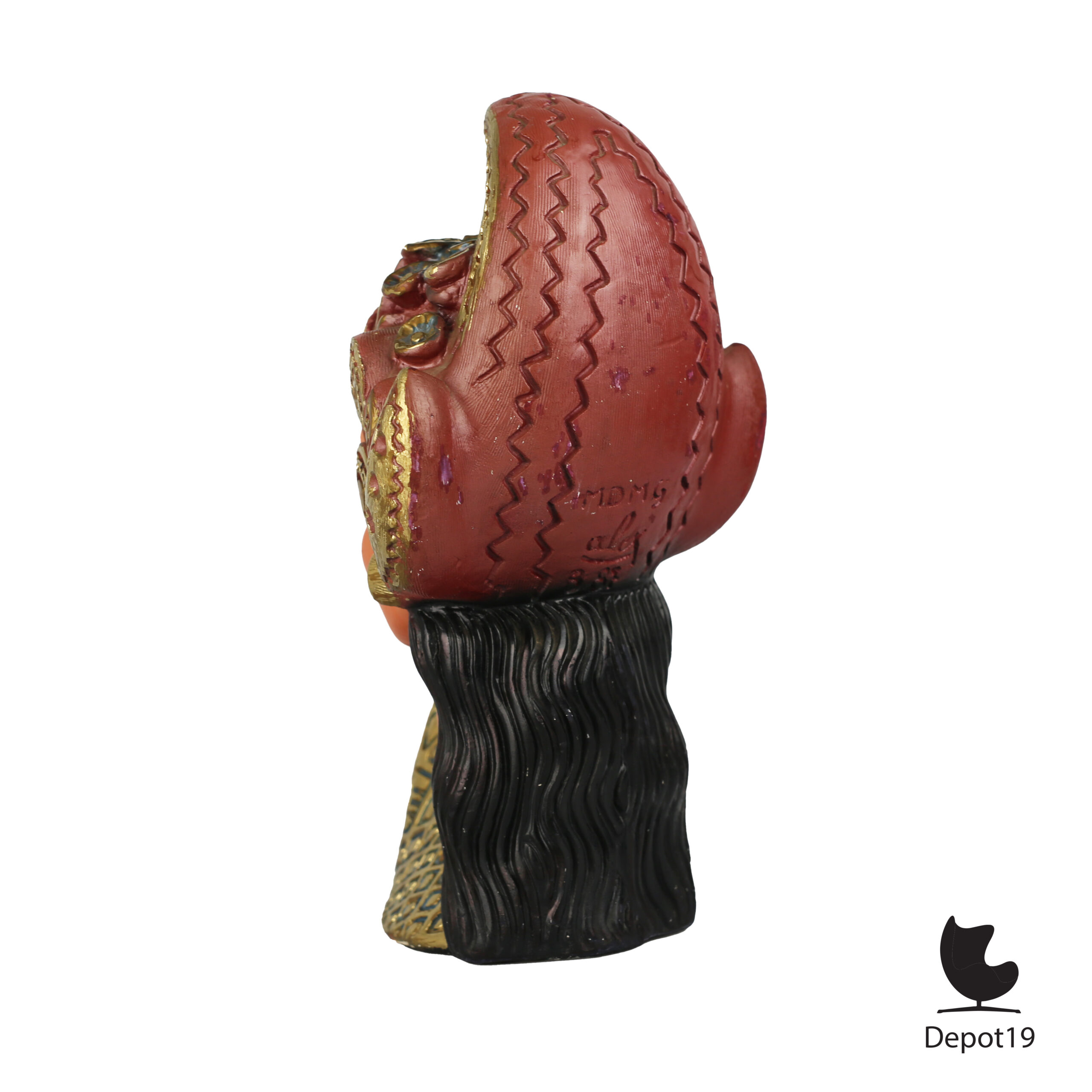 Studio Alex MDGM Tretchikoff stijl buste Balinese Dancer ca1960 5