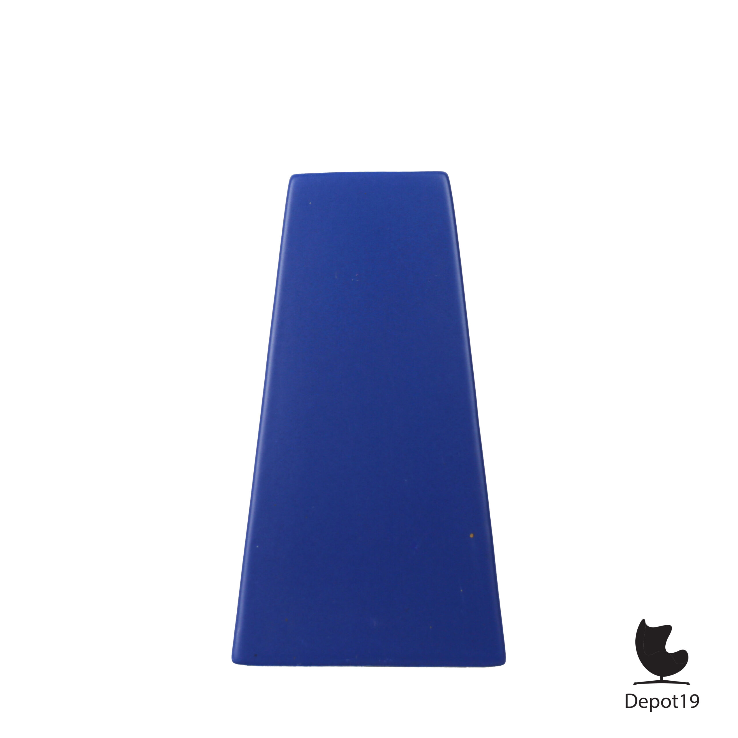 Velsen Studio blauwe vaas Nederland 1980 Post Modern design - Afbeelding 5