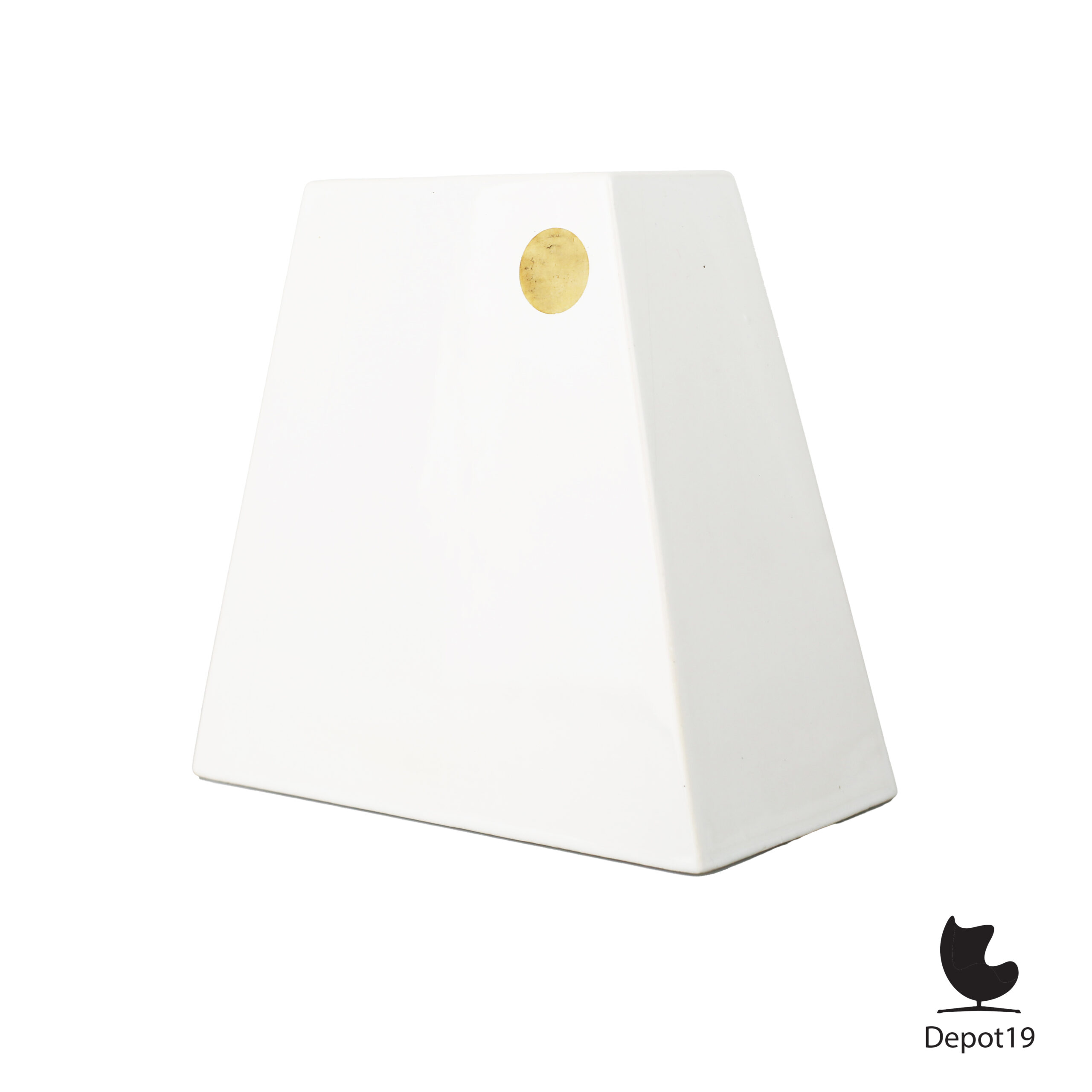 Velsen Studio Keramiek vaas wit Nederland 1980 Post Modern design 1b