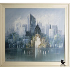W Bonsall Skyline New York olieverf op doek 1