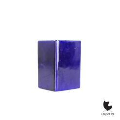 Afina Rijnsburg kokervaas keramiek blauw 1970s 4