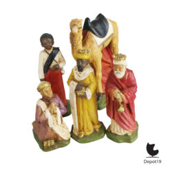 Anton Peree AP845 kerststal 18delig vintage kerstgroep 1950s 2