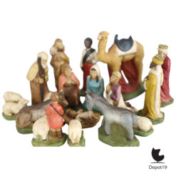 Anton Peree AP845 kerststal 18delig vintage kerstgroep 1950s group