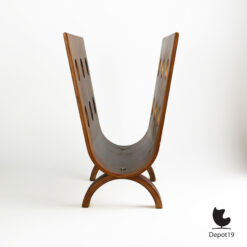 Bentwood tijdschriftenrek Alvar Aalto stijl MCM 3
