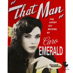 Caro Emerald metalen wandbord That Man vintage tin sign 1