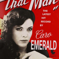 Caro Emerald metalen wandbord That Man vintage tin sign 2
