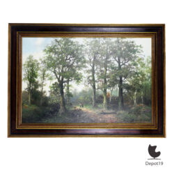 Hermanus Johannes Veger Bospad met twee wandelaars overzicht 1