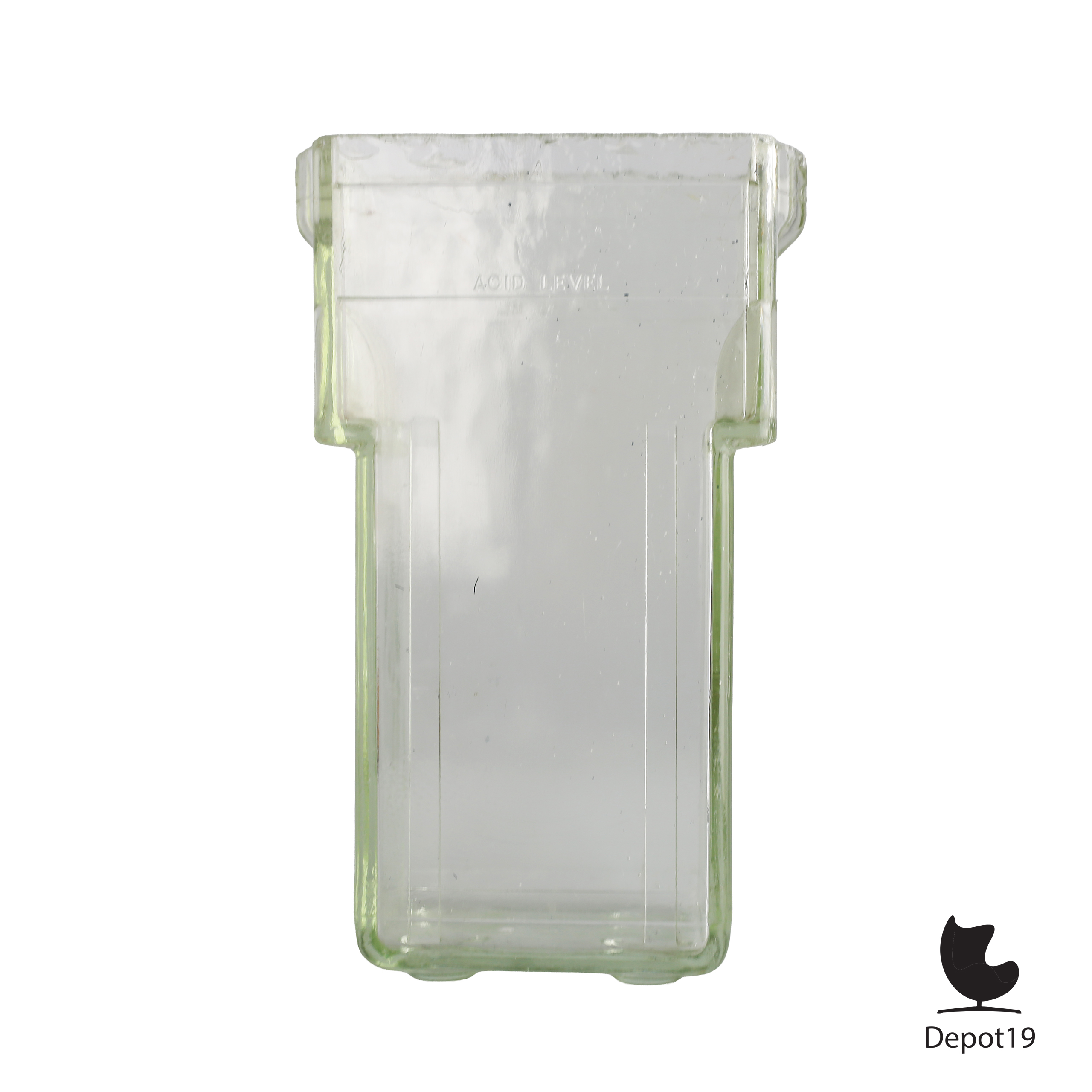 Industrial battery glass vase 1940s 3