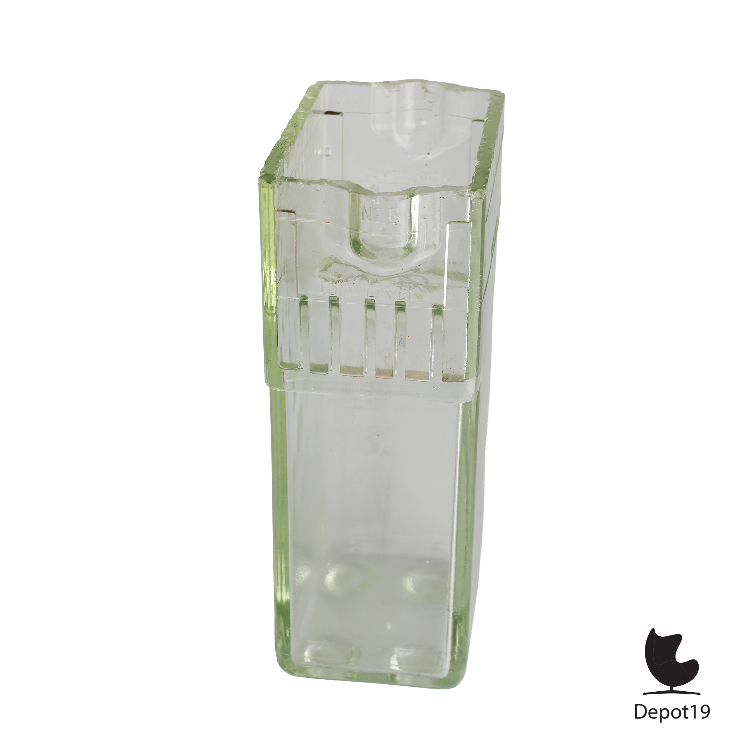 Industrial battery glass vase 1940s 5