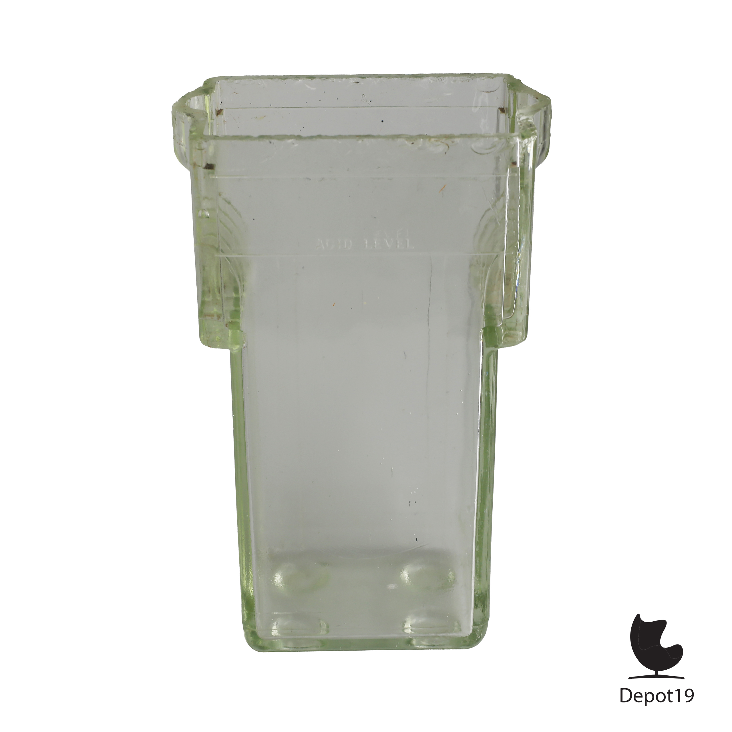 Industrial battery glass vase 1940s 7