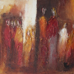 Jochem de Graaf groot schilderij 80×120 acryl op doek moderne compositie 1