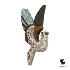 Joop Puntman AMHA wandobject keramische vogel ca 1965 2