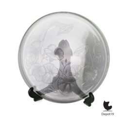 Luminarc Capucine schaal in René Lalique-stijl 1980s 2