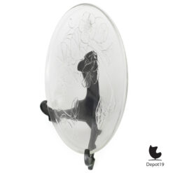 Luminarc Capucine schaal in René Lalique-stijl 1980s 3