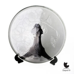 Luminarc Capucine schaal in René Lalique-stijl 1980s 4