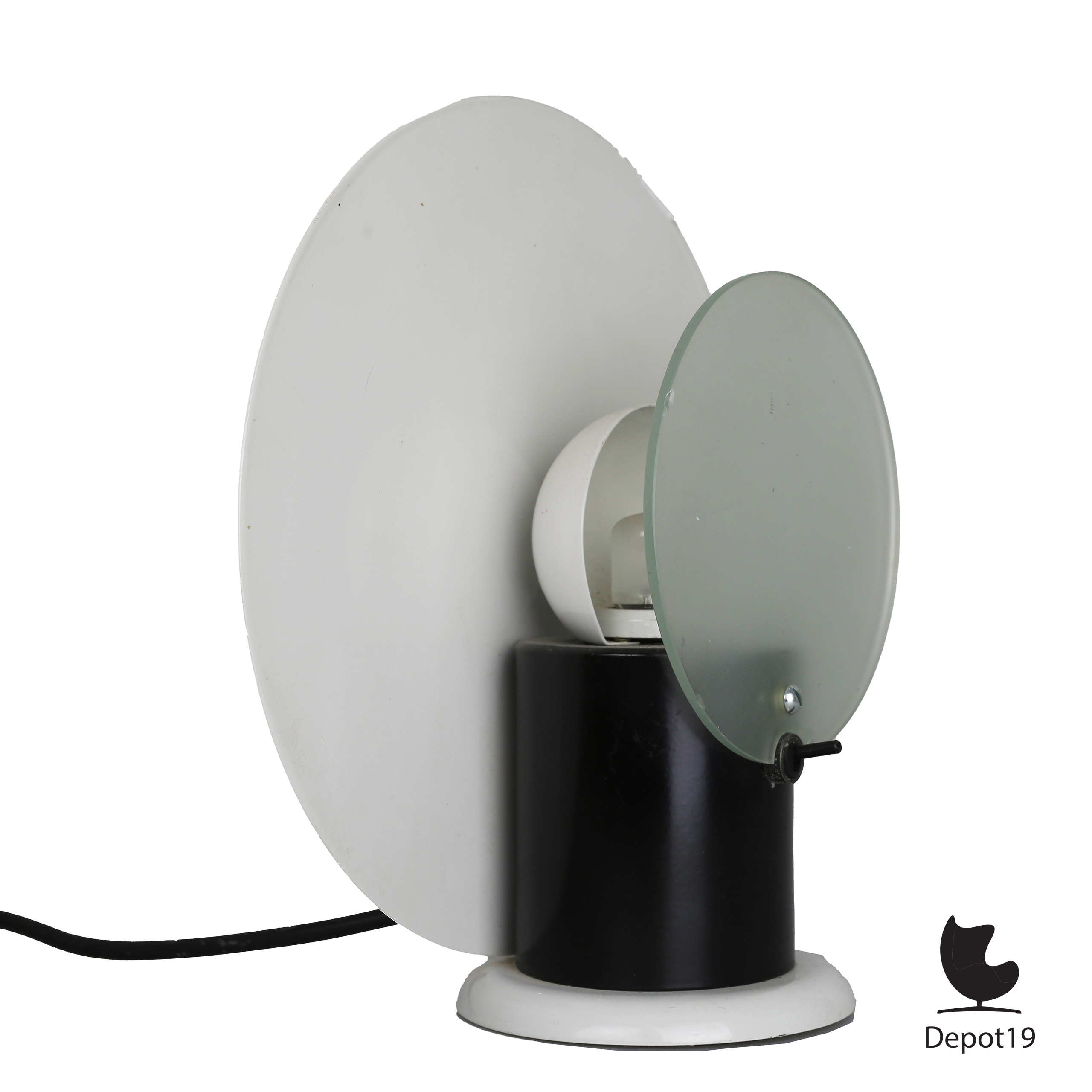 Michele De Lucchi Bieffeplast Round bureaulamp Italië 1983 1